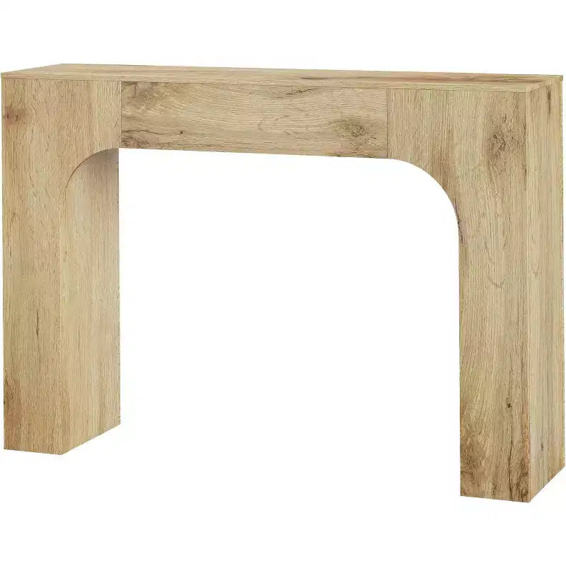Tavolo consolle rustico Brown Farmhouse, rettangolare, per 1 persona