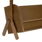 Miele / Noce Naturale / Bianco e Naturale Lavato Scaffale Contenitore per Bambini a 2 Ripiani