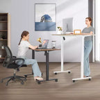 Scrivania elettrica regolabile in altezza nera, 160 x 60 cm, per utente singolo