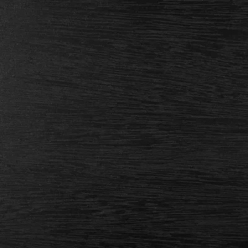 Tavolino da caffè curvo a 1 ripiano, colore nero/marrone/bianco sporco, 1 pezzo