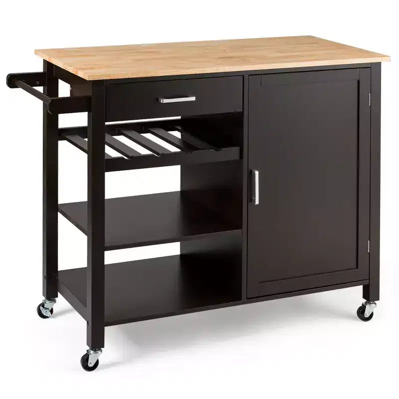 Toeletta moderna marrone con specchio LED, cassetti e sgabello, 1 persona