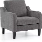 Poltrona d'accento rivestita in ciniglia, monoposto – Nero / Bianco crema / Verde scuro e altro