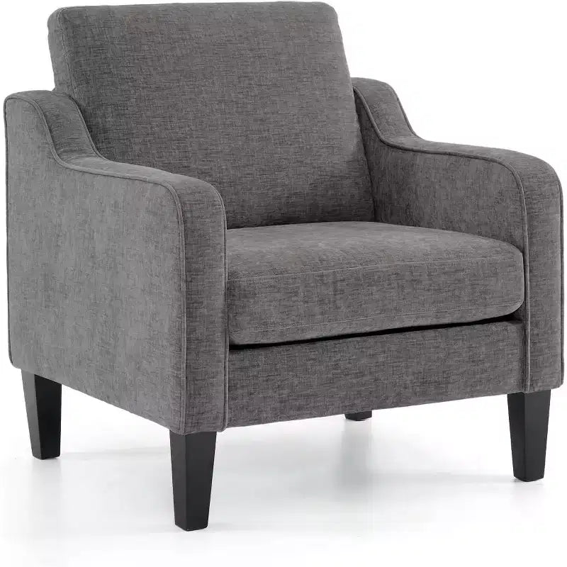 Poltrona d'accento rivestita in ciniglia, monoposto – Nero / Bianco crema / Verde scuro e altro
