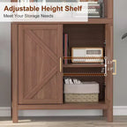 Libreria a 5 Ripiani in Rovere con Mobiletto e Cassetto, Stile Industriale Rustico, 1 Persona